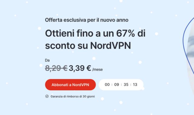 Offerta esclusiva NordVPN