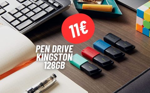 MicroSD Kingston da 128GB con adattatore incluso a 10,99: OFFERTA PAZZESCA