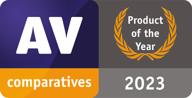 kaspersky product of the year 2023 av comparatives