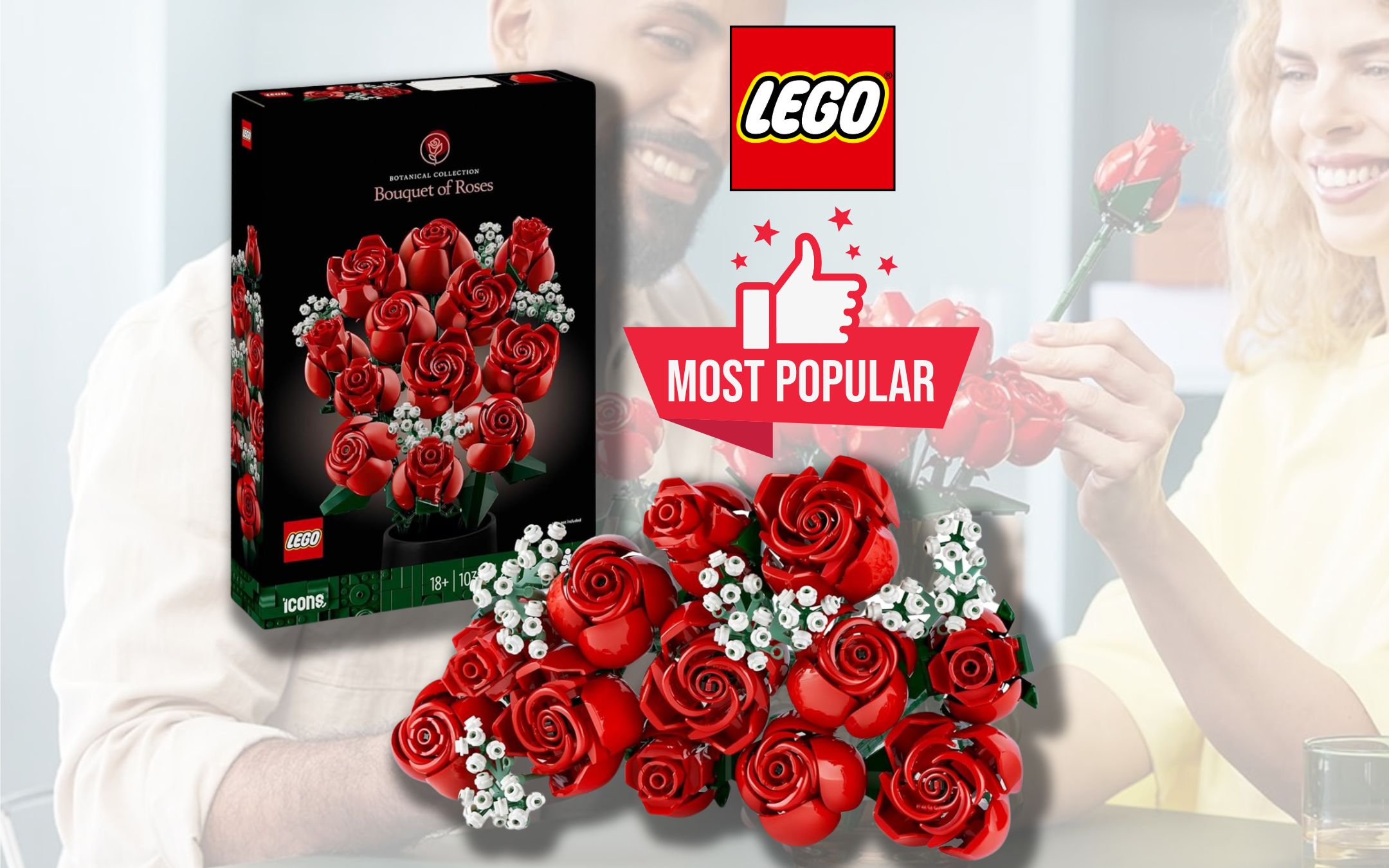 LEGO Bouquet di Rose: il regalo di San Valentino lo hai già trovato
