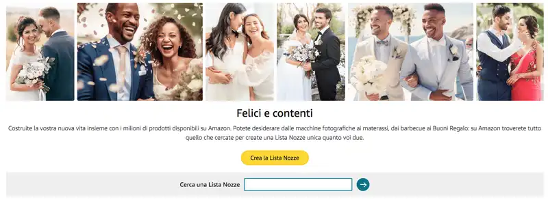 obiettivi di un sito web per matrimonio