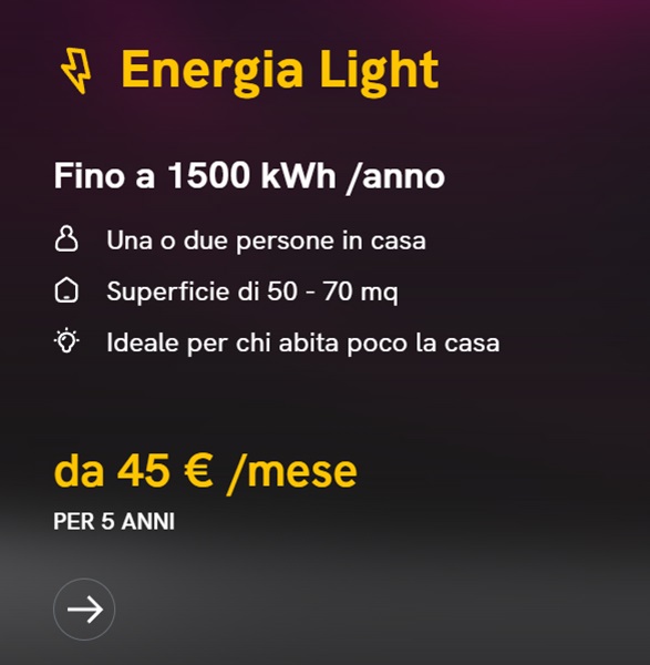 fastweb energia light