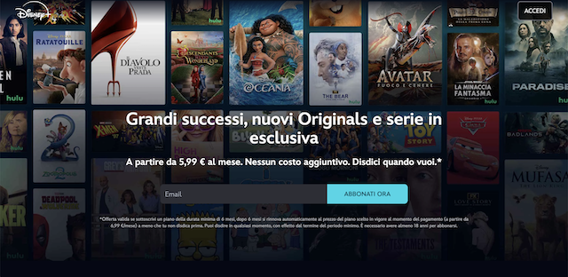 disney plus offerta