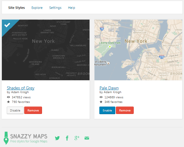 Snazzy Maps